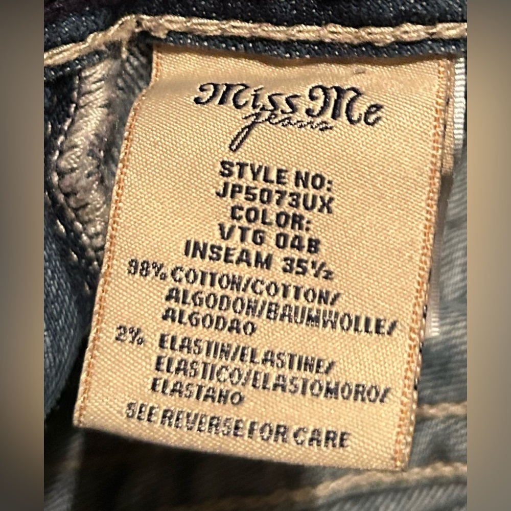 Miss Me Denim Jeans size 28 - Picture 5 of 11